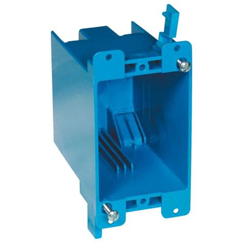 1-gang non-metallic old work outlet box 20 cu in|1 gang electrical box.